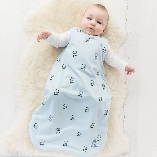 4 Season® Classic Baby Sleeping Bag, Merino Wool & Organic Cotton, Panda